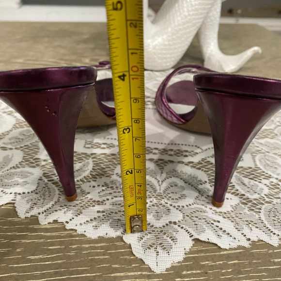 Claudia Ciuti 7m 2 tone purple mule new - Picture 5 of 5